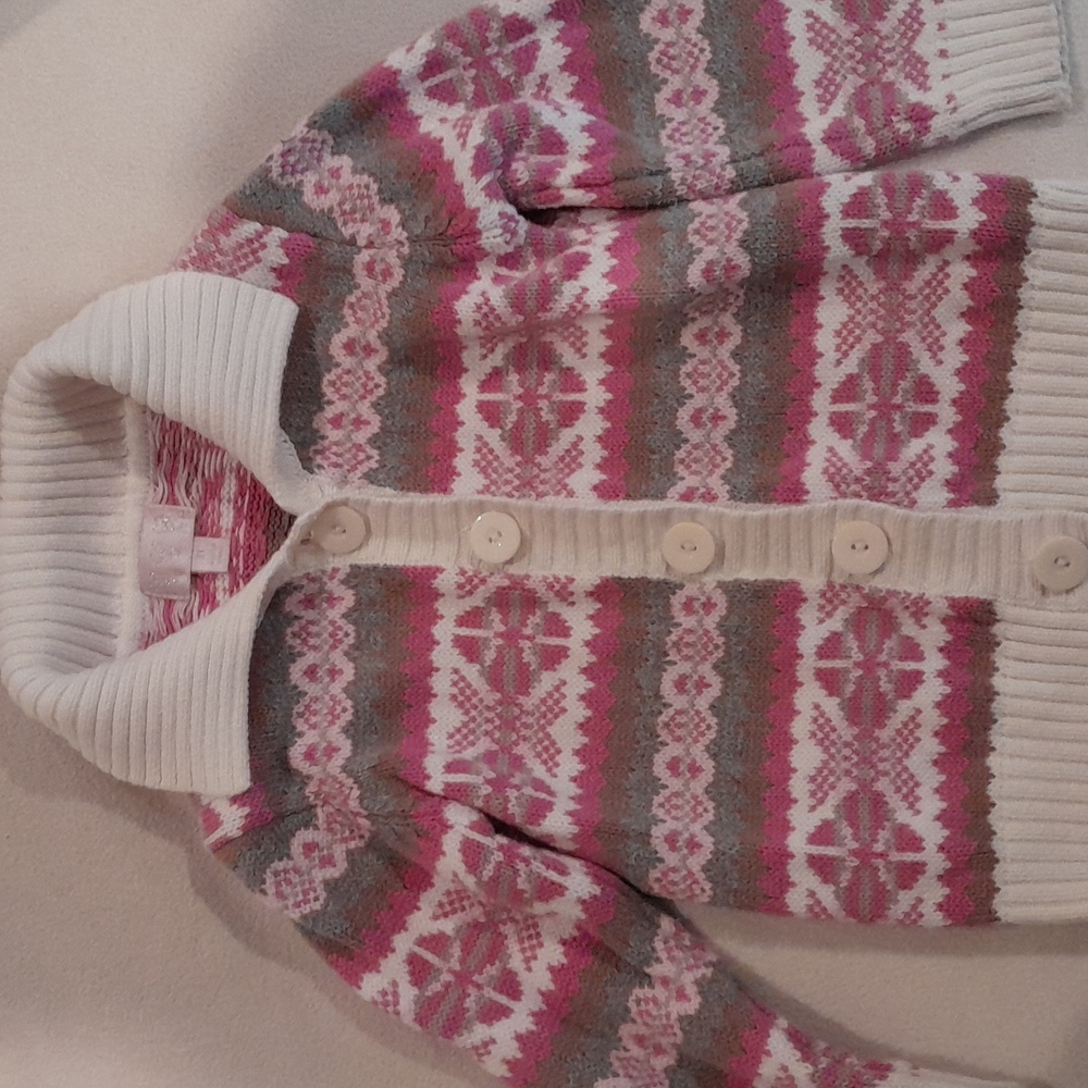Three Hearts 3T fair isle sweater, so pretty!